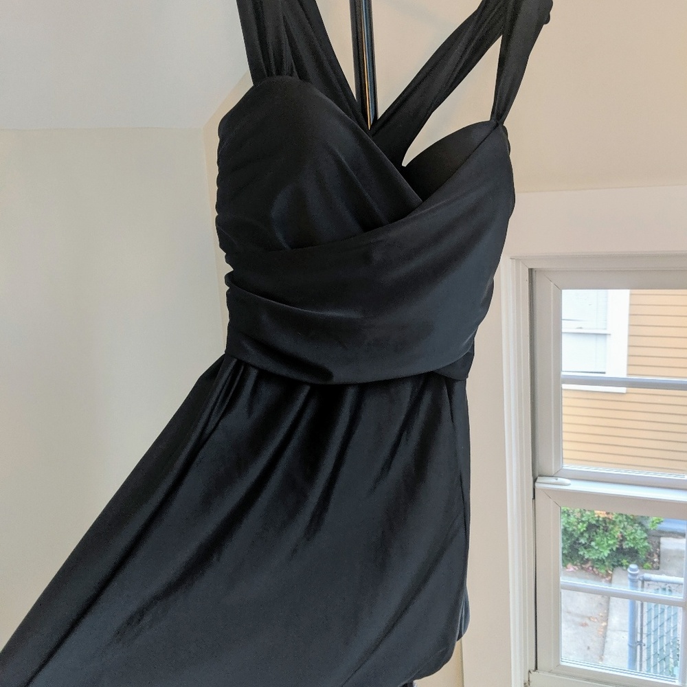 Elegant Crossover One Piece Swimdress